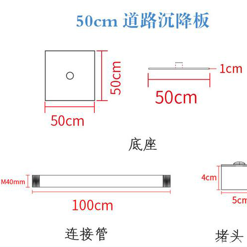 金昌沉降板规格型号如何选择？